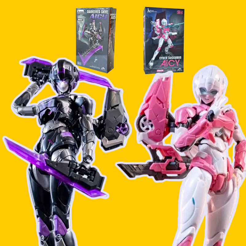 Model Kit Mecha Girl - En Stock M66336 Rosa M66337 Oscuro
