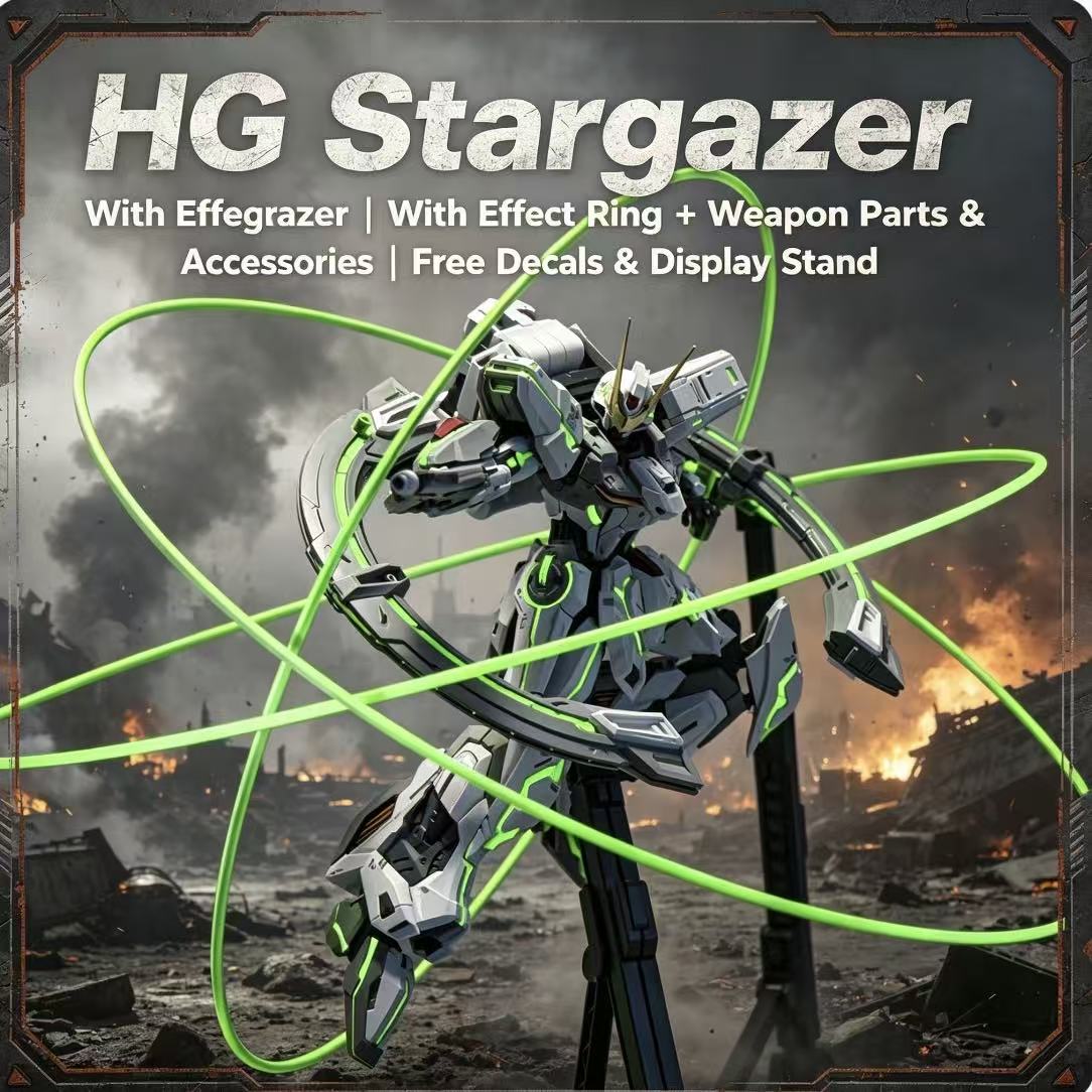 Model Kit Gundam Hg - 47 HG Stargazer Mecha con Anillo