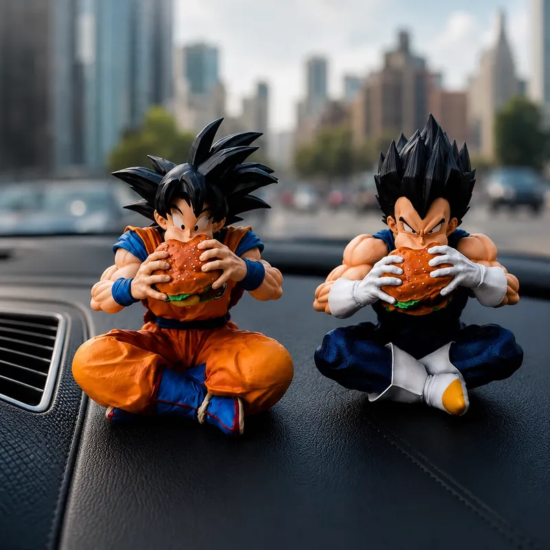 Model Kit Vegito - Figura de Vegeta Comiendo Hamburguesa de