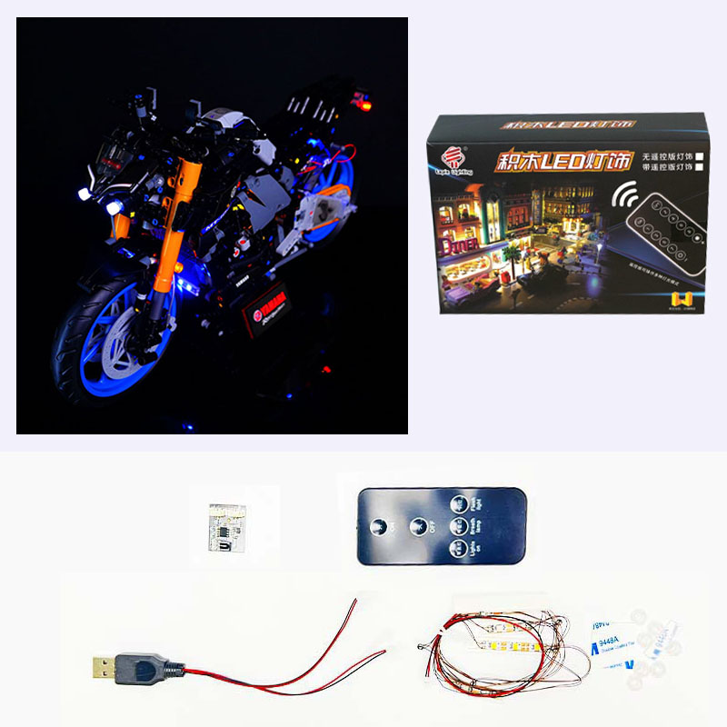 Model Kit Yamaha - Kit de luces LED para LEGO