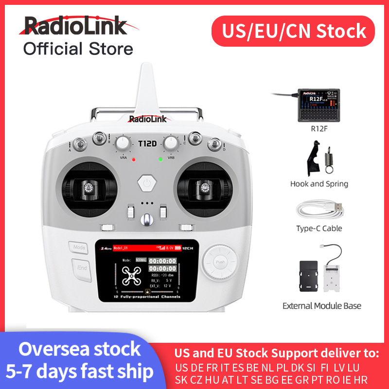 Model Kit Ship - Radiolink T12D ELRS Transmisor de 12