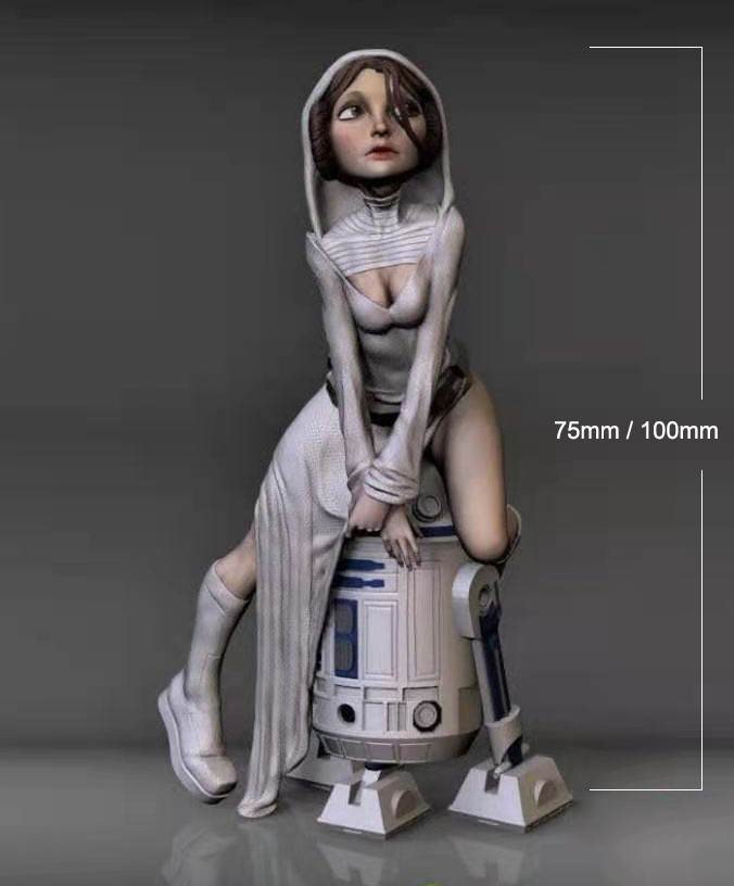 Model Kit Mecha Girl - Kits de modelos de resina de