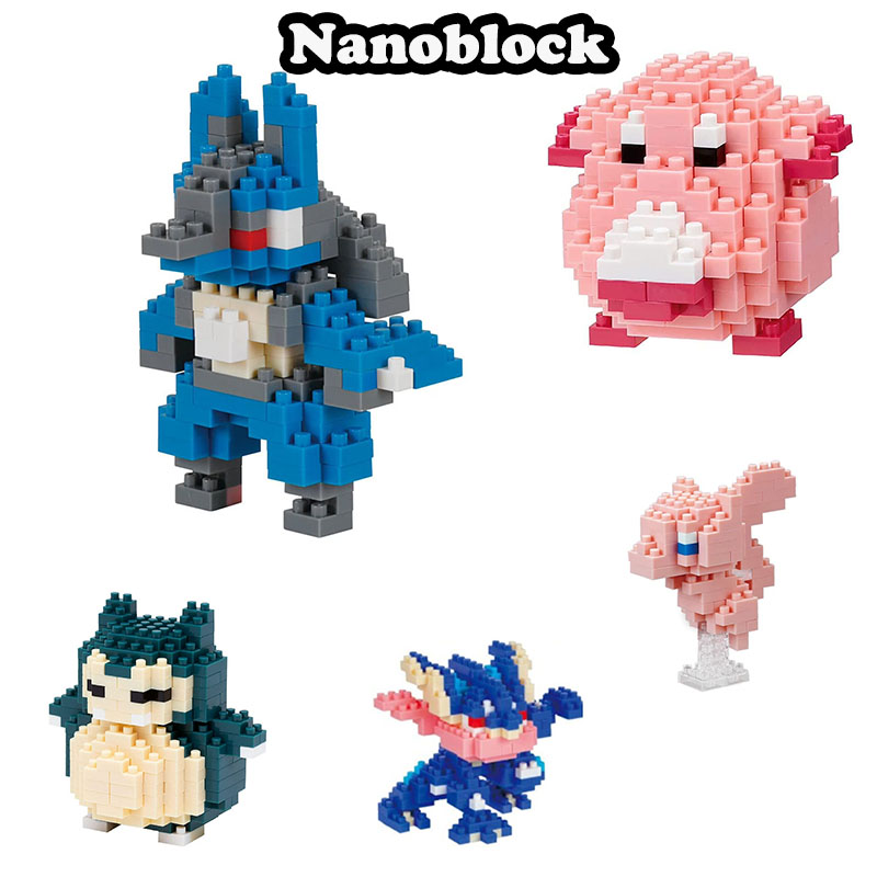 Model Kit Quick Pokemon - Bloques de Construcción Nanoblock Originales de