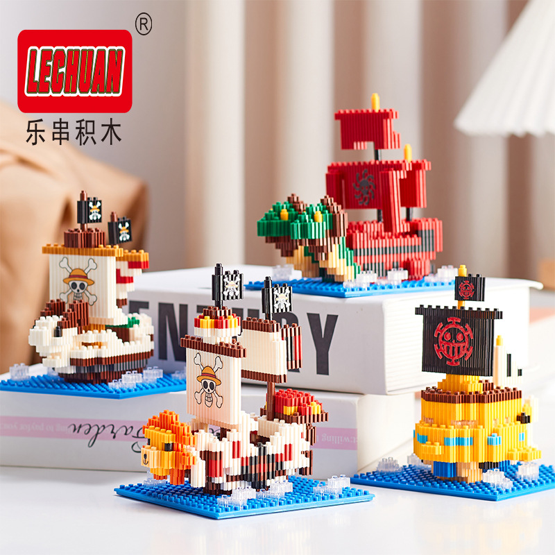 Model Kit Thousand Sunny - Mil Sunny Micro bloques de construcción