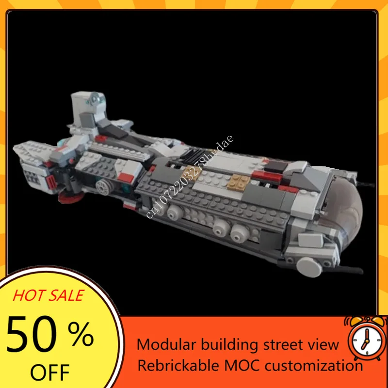936 Uds Rebel Combat Frigate C - Model Kit Ship reseña y precio