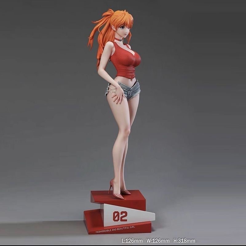 Figura de Asuka Langley Soryu  - Model Kit Waifu reseña y precio
