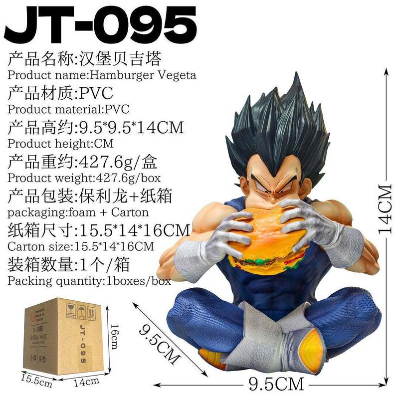 Figura de Vegeta Comiendo Hamb - Model Kit Vegito reseña y precio