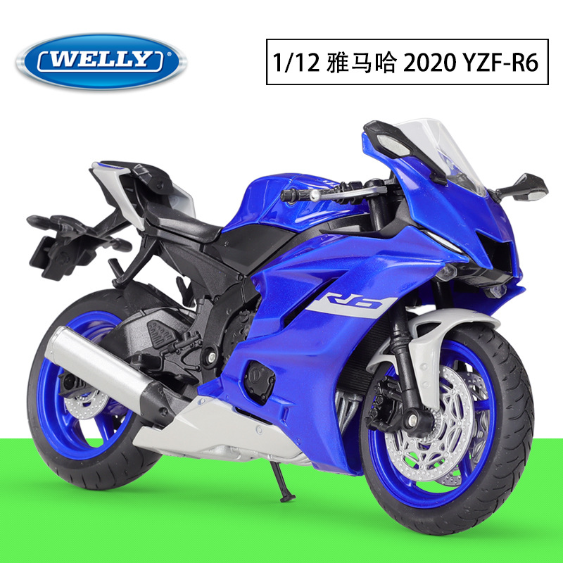 WELLY Diecast 1/12 escala Yama - Model Kit Yamaha reseña y precio