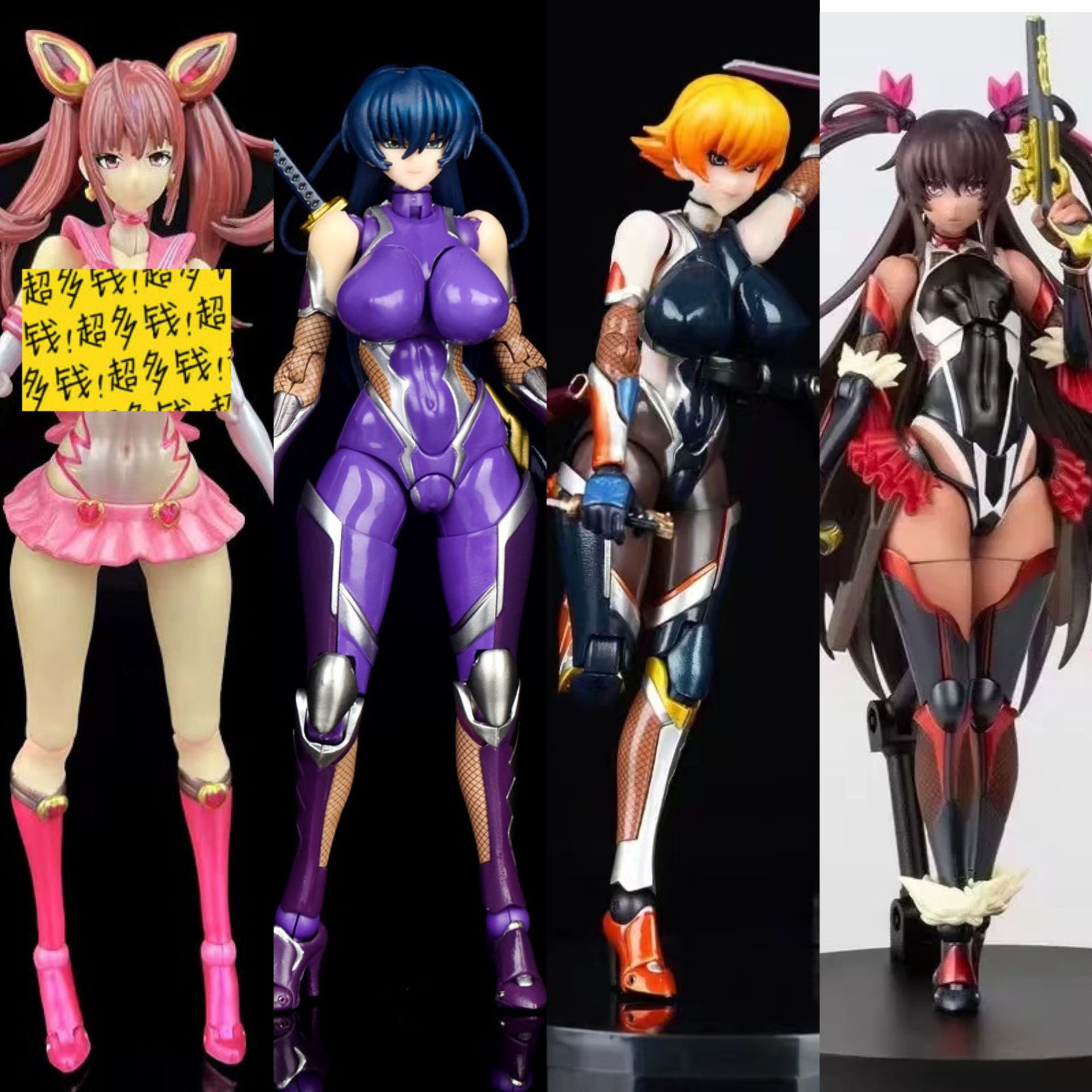 Figura de Anime Asagi en caja  - Model Kit Waifu reseña y precio