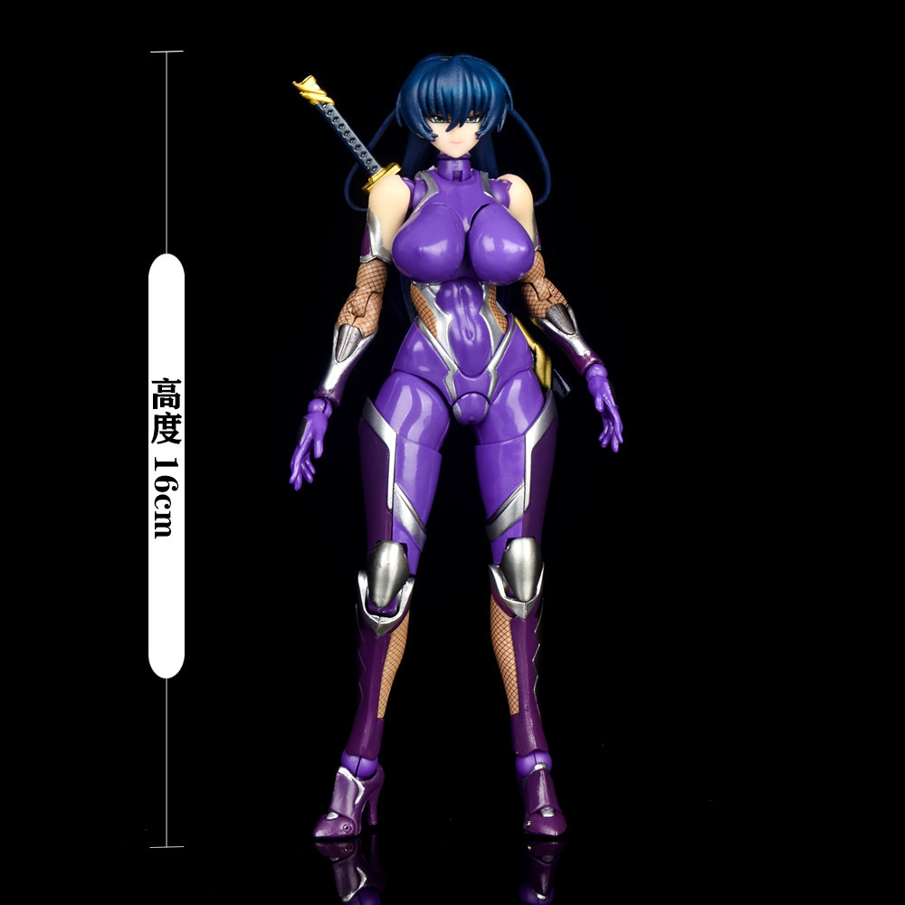 Figura de Anime Asagi en caja  - Model Kit Waifu reseña y precio
