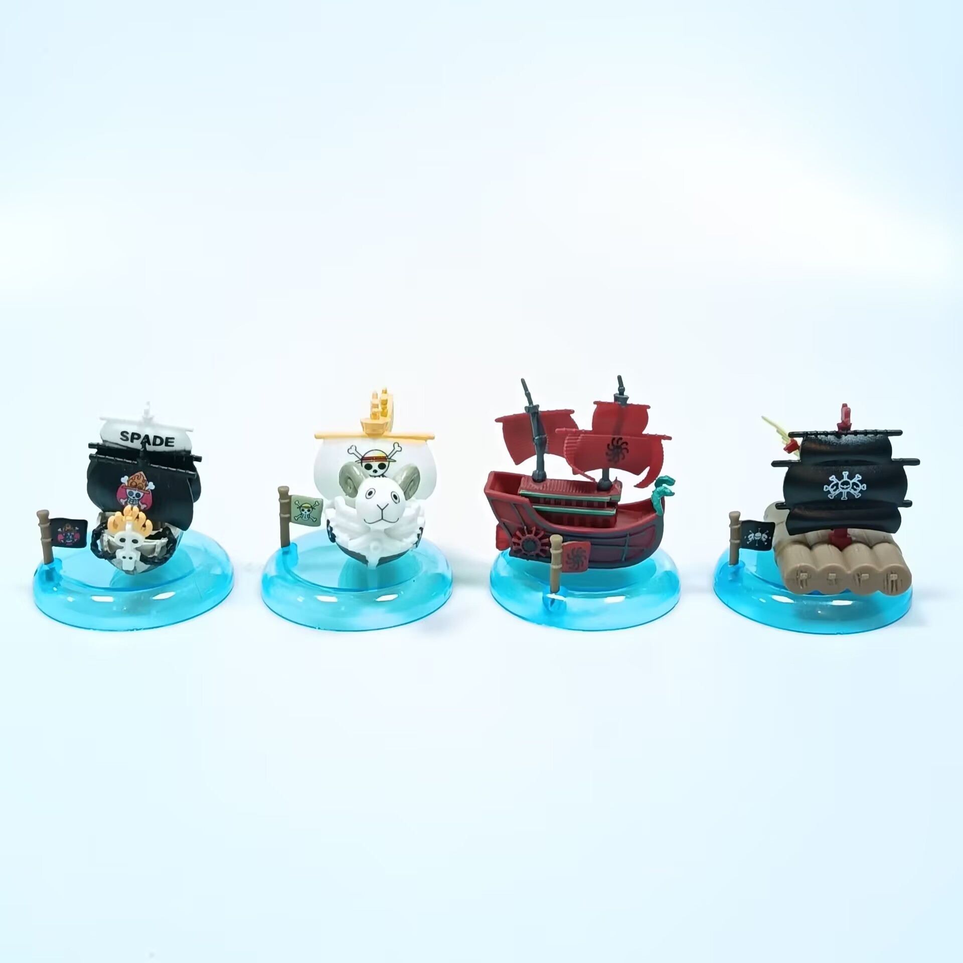8 Figuras de Personajes de Ani - Model Kit Ship reseña y precio