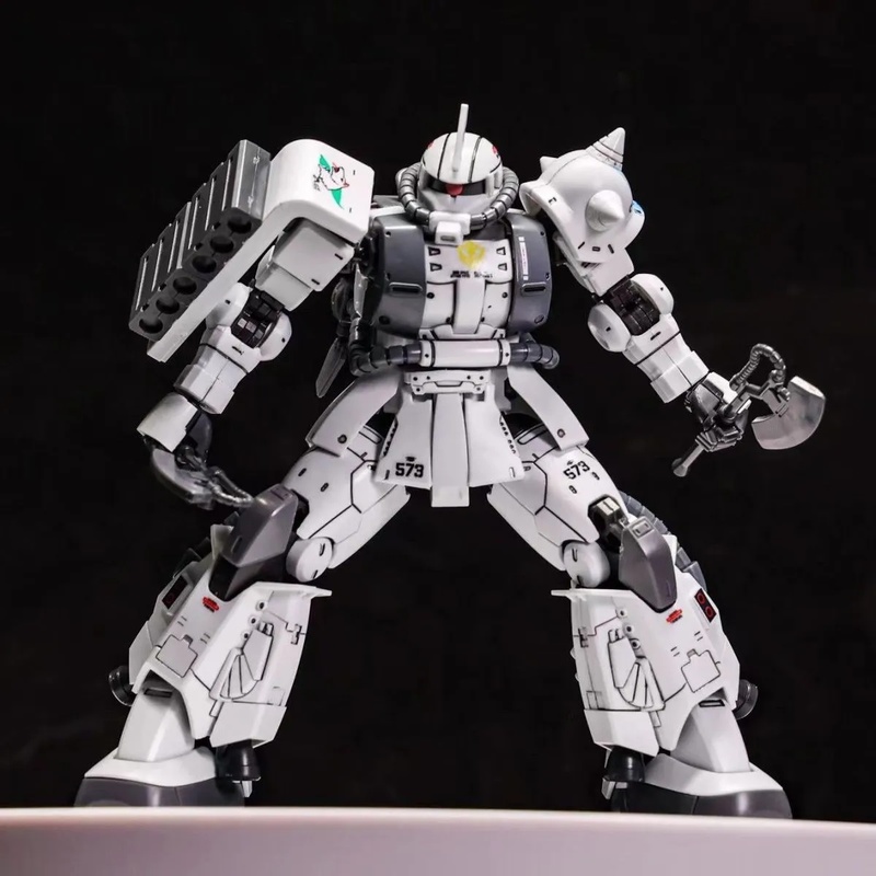 GTO ZAKU II lobo blanco Shin M - Model Kit Gundam Hg reseña y precio