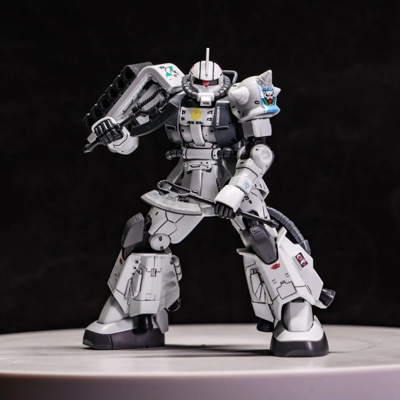 GTO ZAKU II lobo blanco Shin M - Model Kit Gundam Hg reseña y precio
