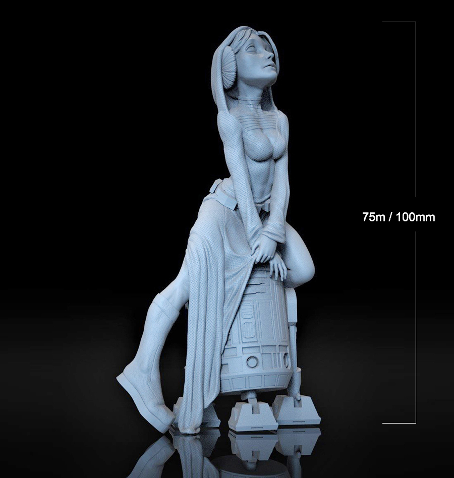 Kits de modelos de resina de 1 - Model Kit Mecha Girl reseña y precio