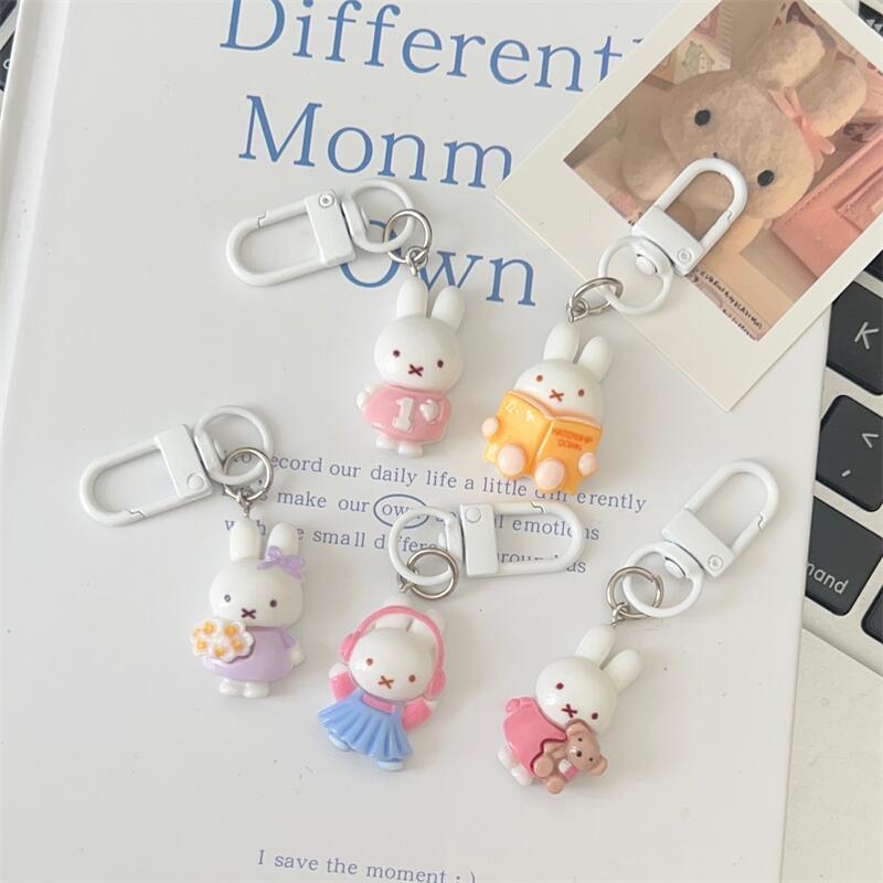 Lote de 5 llaveros Miffy, crea - Model Kit Mecha Girl reseña y precio