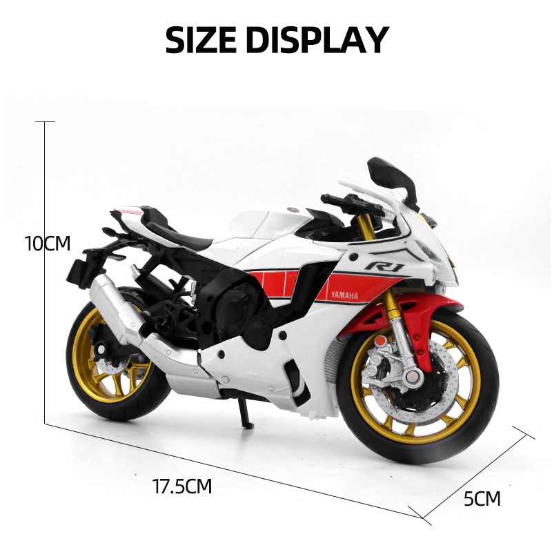1/12 YAMAHA YZF-R1M motociclet - Model Kit Yamaha reseña y precio