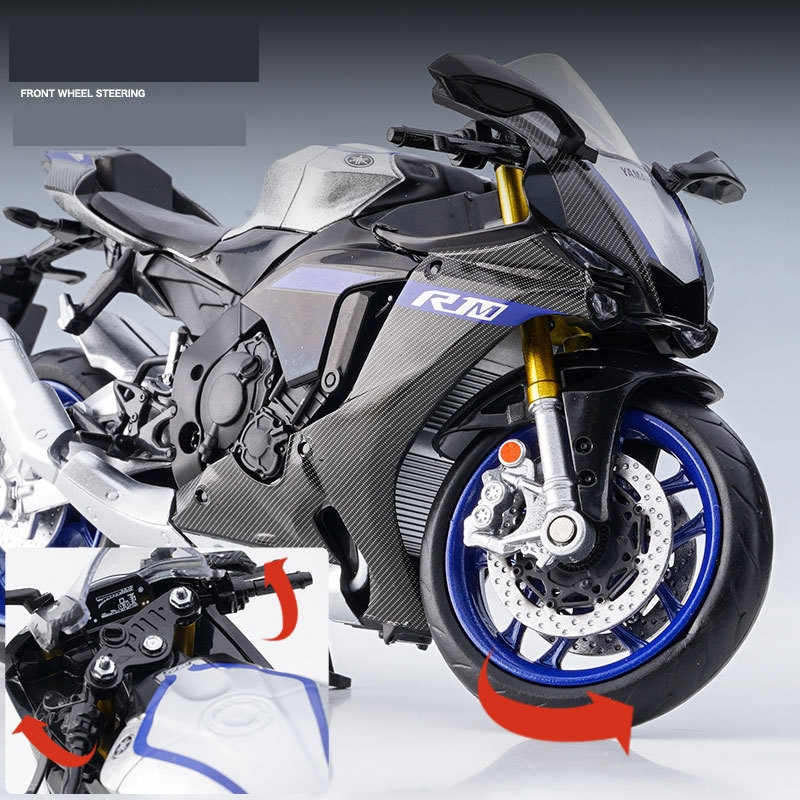 1/12 YAMAHA YZF-R1M motociclet - Model Kit Yamaha reseña y precio