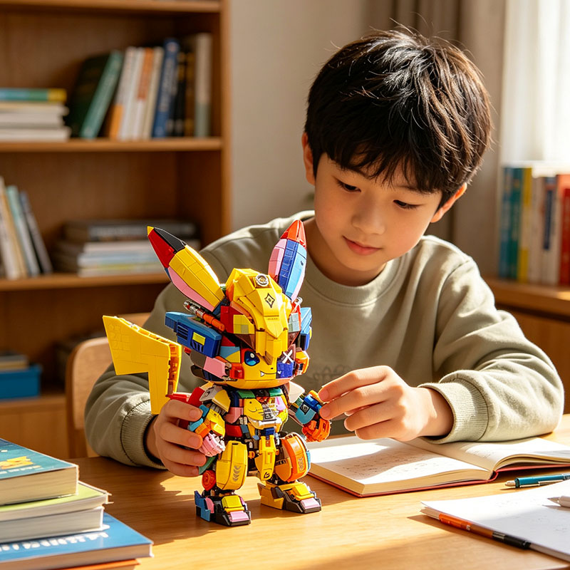 Set de 1505 Piezas de Bloques  - Model Kit Mecha Girl reseña y precio