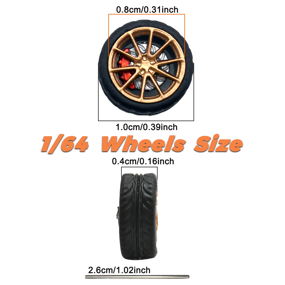 Ruedas y Neumáticos para Coche - Model Kit Car reseña y precio
