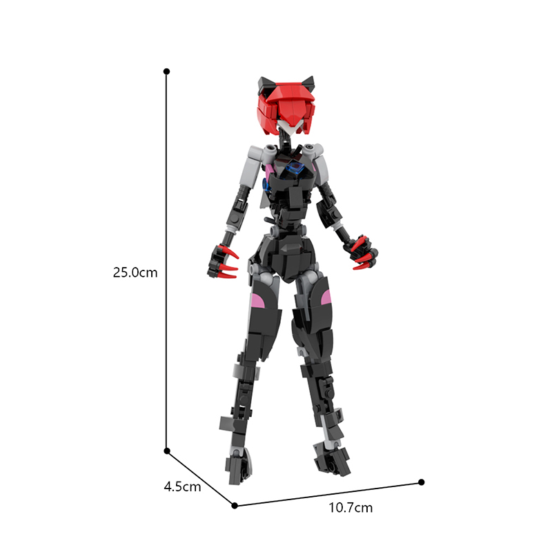 Bloques de Construcción MOC -  - Model Kit Mecha Girl reseña y precio