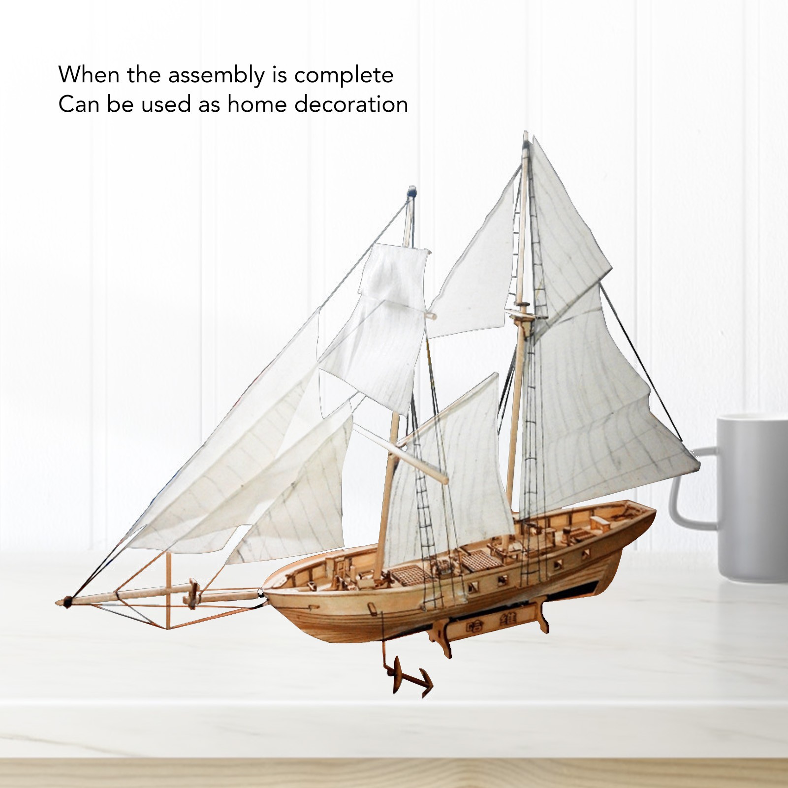 Kit de Barco de Vela de Madera - Model Kit Ship reseña y precio